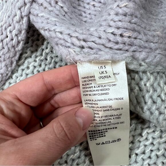 Free‎ people polar opposites oversized chunky knit sweater women’s size S - Picture 8 of 8